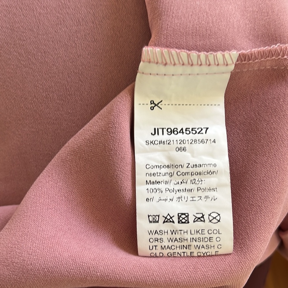 Shein Curve 4XL dusty rose pink shirt sleeve blouse - Picture 4 of 5